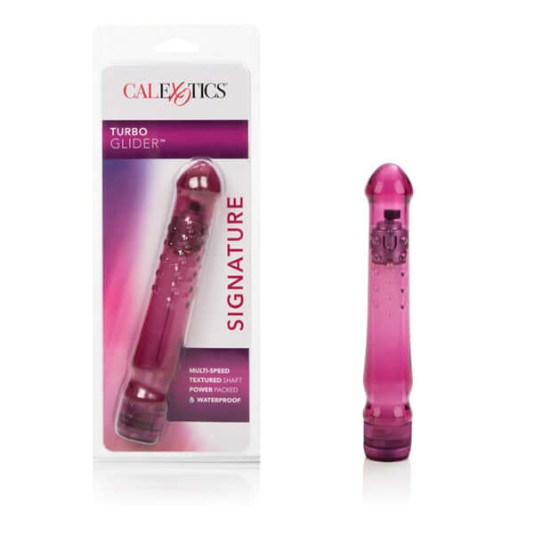 California Exotic Novelties Waterproof Turbo Glider Raspberry Crush Vibrator at $10.99