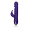 California Exotic Novelties Premium Jack Rabbit Signature Silicone Thrusting Rabbit Vibrator Purple at $99.99