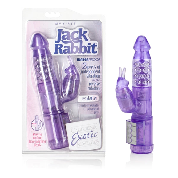 California Exotic Novelties My First Jack Rabbit Purple Vibrator at $30.99