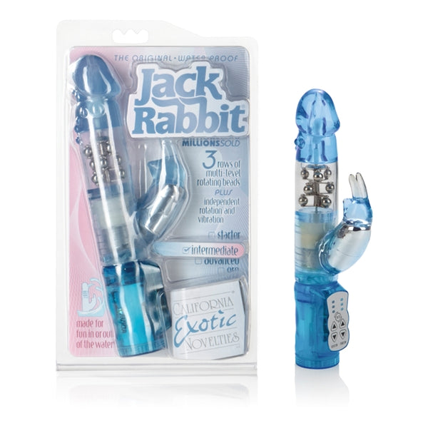 California Exotic Novelties Waterproof Jack Rabbit Blue Vibe. at $49.99
