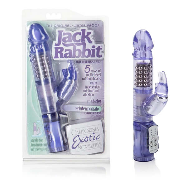 California Exotic Novelties JACK RABBIT PURPLE W/P at $42.99