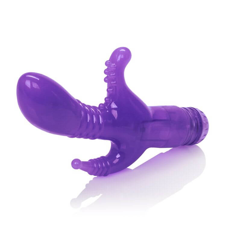 California Exotic Novelties Triple Tease Purple 3-way Vibrating Stimulator at $22.99