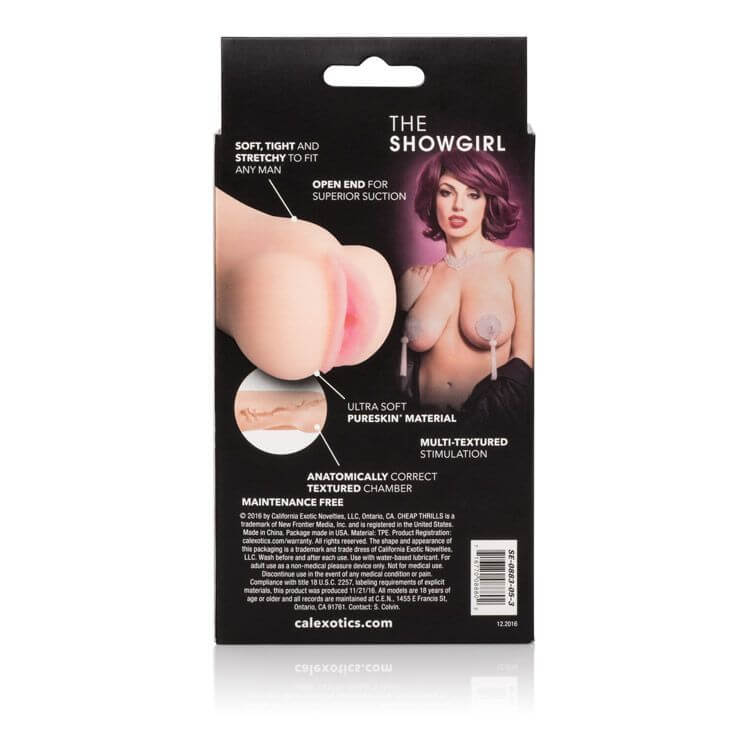 California Exotic Novelties Cheap Thrills The Showgirl Stroker Beige at $8.99