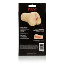 Stroke It Pussy Stroker Beige packaging showcasing realistic design and features for enhanced pleasure.