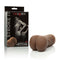 Cal Exotics Stroke It Ass Brown Masturbator with realistic texture and packaging.