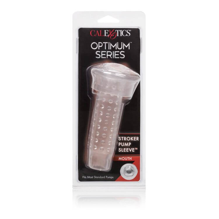 California Exotic Novelties Optimum Series Stroker Pump Sleeve Mouth at $9.99