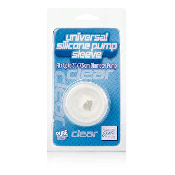 California Exotic Novelties Universal Silicone Pump Sleeve Clear at $7.99