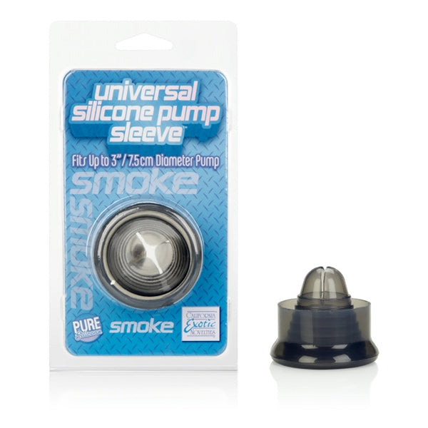 California Exotic Novelties Universal Silicone Pump Sleeve Smoke at $7.99