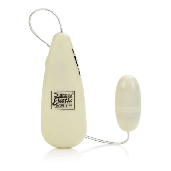 Glow In The Dark Pocket Exotics Vibrating Bullet by California Exotic Novelties - Compact, powerful stimulator made from phthalate-free materials