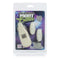 Pocket Exotics Glow In The Dark Double Bullets, versatile and compact vibrating sex toy in original packaging.