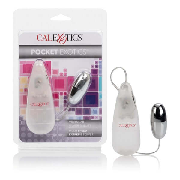 California Exotic Novelties Pocket Exotics Silver Bullet Vibrator at $6.99