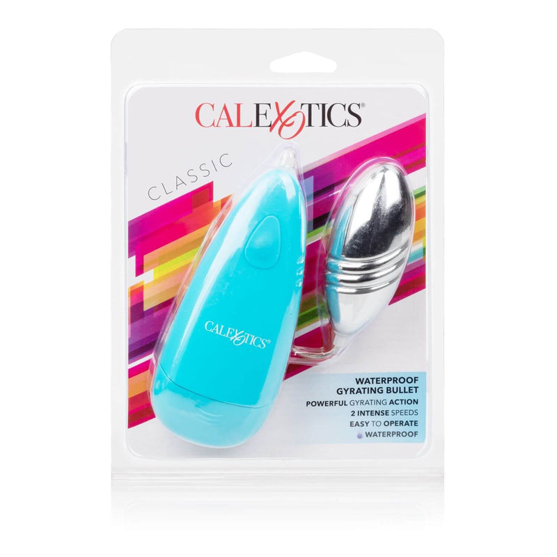 California Exotic Novelties Waterproof Gyrating Bullet Vibrator Blue at $15.99