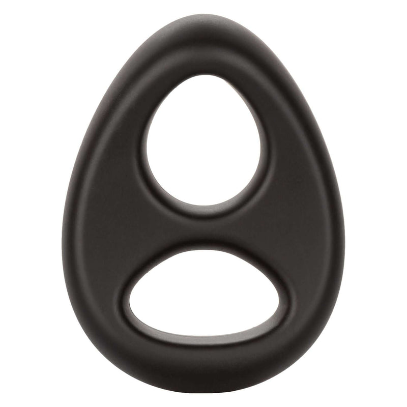 California Exotic Novelties Ultra Soft Dual Ring Black from California Exotic Novelties at $9.99