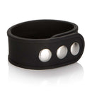 California Exotic Novelties Silicone Tri Snap Erection Ring Black at $7.99