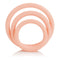 Tri-Rings Natural Set - 3-Piece Cock Ring Set for Enhanced Pleasure in Medium, Large, and Extra-Large Sizes