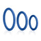 California Exotic Novelties Tri-Rings Blue Set at $5.99