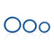 California Exotic Novelties Tri-Rings Blue Set at $5.99