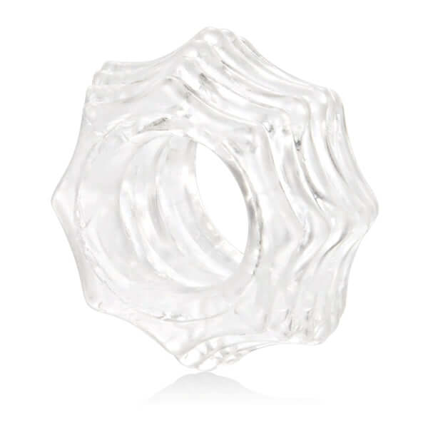 REVERSIBLE RING SET CLEAR-5