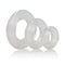 Premium Silicone Ring Set in three sizes for versatile girth and support, made of ultra-stretchy and seamless silicone.