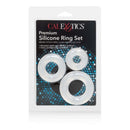 Premium Silicone Ring Set packaging with three sizes for versatile girth and support enhancement