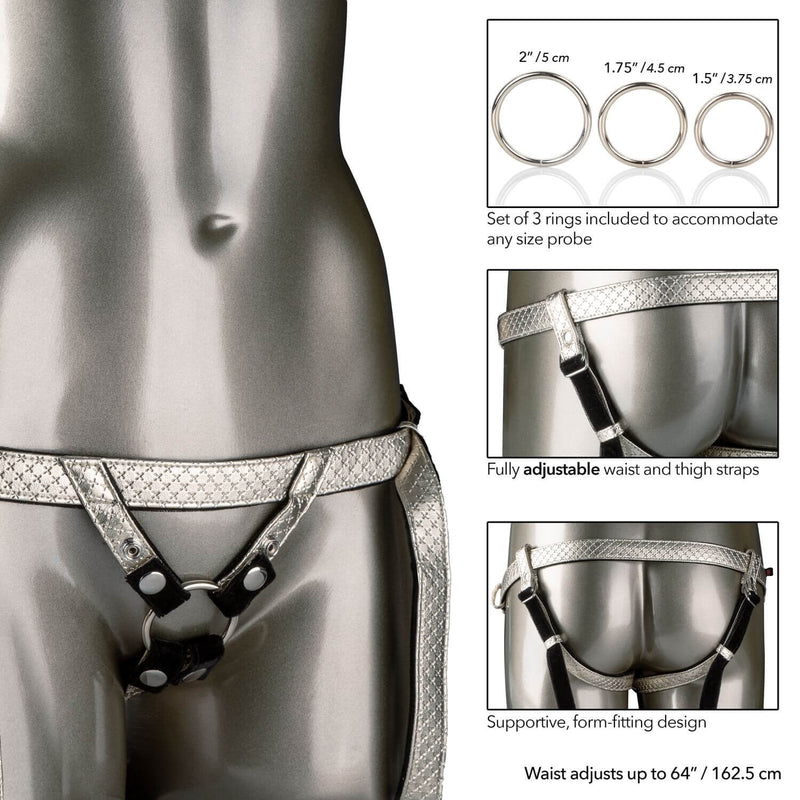 California Exotic Novelties Her Royal Harness The Regal Duchess Gold at $39.99