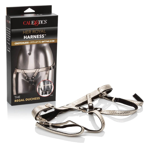 California Exotic Novelties Her Royal Harness The Regal Duchess Gold at $39.99
