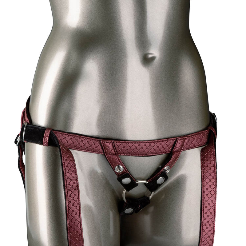 California Exotic Novelties Her Royal Harness The Regal Duchess Red at $39.99