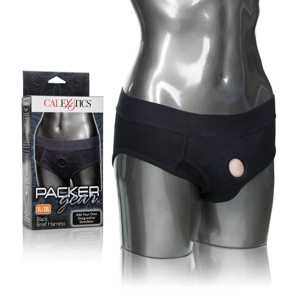 PACKER GEAR BLACK BRIEF HARNESS XL/2XL-0