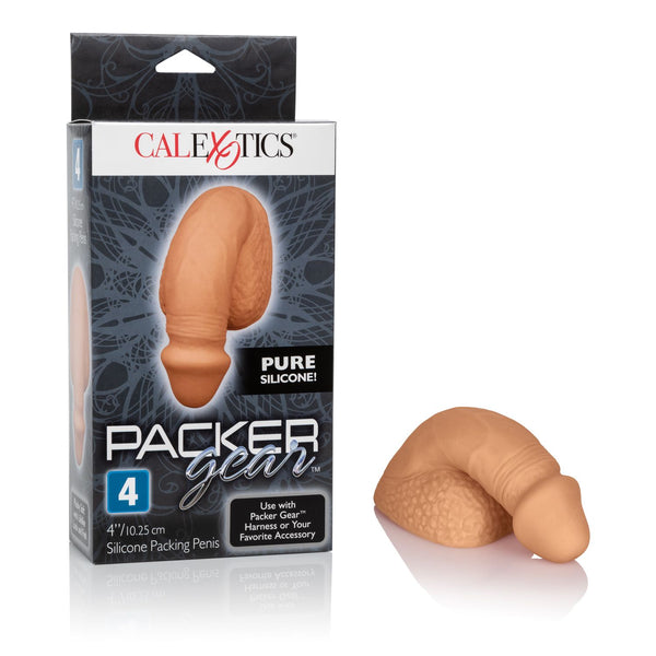 California Exotic Novelties PACKER GEAR 4IN SILICONE PENIS TAN at $20.99