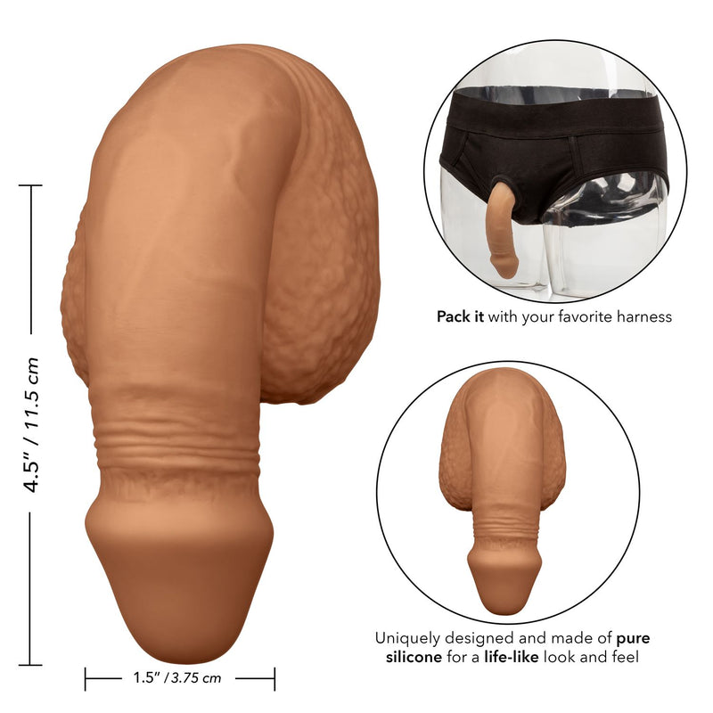 California Exotic Novelties Packer Gear 5 inches Silicone Penis Tan at $24.99
