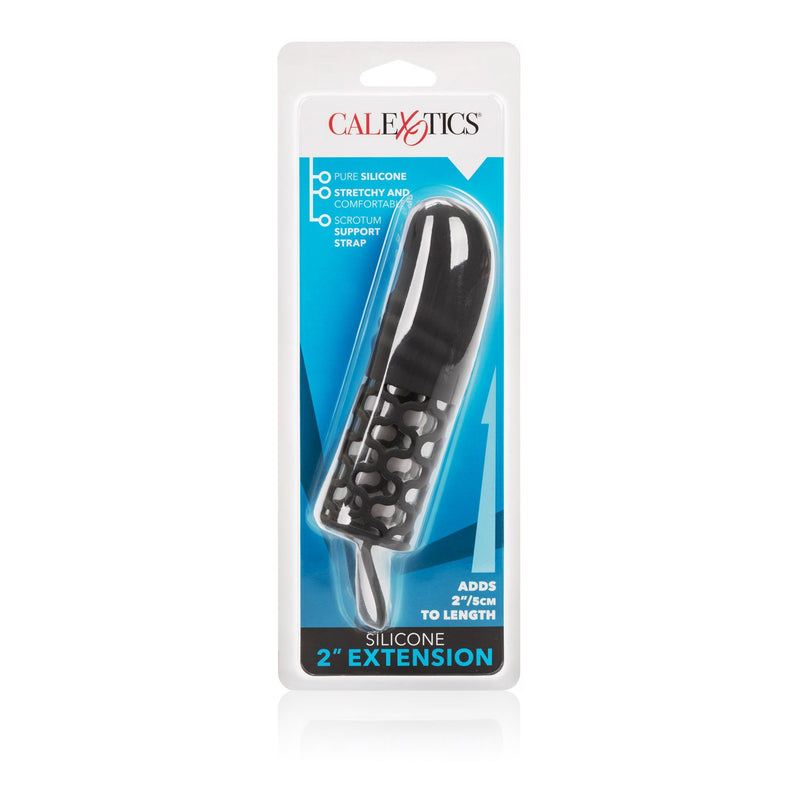 California Exotic Novelties Silicone 2 inches Extension Black at $13.99
