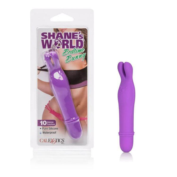 California Exotic Novelties Shane's World Bedtime Bunny Purple Vibrator at $14.99