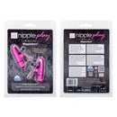 California Exotic Novelties Nipplettes Pink Push Button Nipple Clamps at $19.99