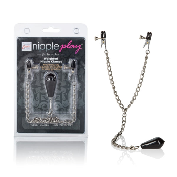 California Exotic Novelties Weighted Nipple Clamps at $14.99