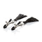 California Exotic Novelties Nipple Play Playful Tassels Nipple Clamps Black at $11.99