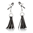 California Exotic Novelties Nipple Play Playful Tassels Nipple Clamps Black at $11.99