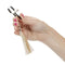 California Exotic Novelties NIPPLE PLAY PLAYFUL TASSELS NIPPLE CLAMPS GOLD at $10.99