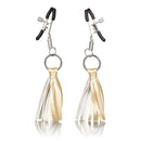 California Exotic Novelties NIPPLE PLAY PLAYFUL TASSELS NIPPLE CLAMPS GOLD at $10.99