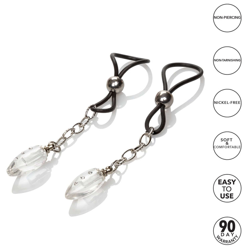 California Exotic Novelties NIPPLE PLAY NON PIERCING NIPPLE JEWELRY TEARDROP at $9.99