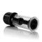 Nipple Play Vacuum Twist Sucker in black, adjustable suction device for enhancing nipple sensitivity and pleasure.