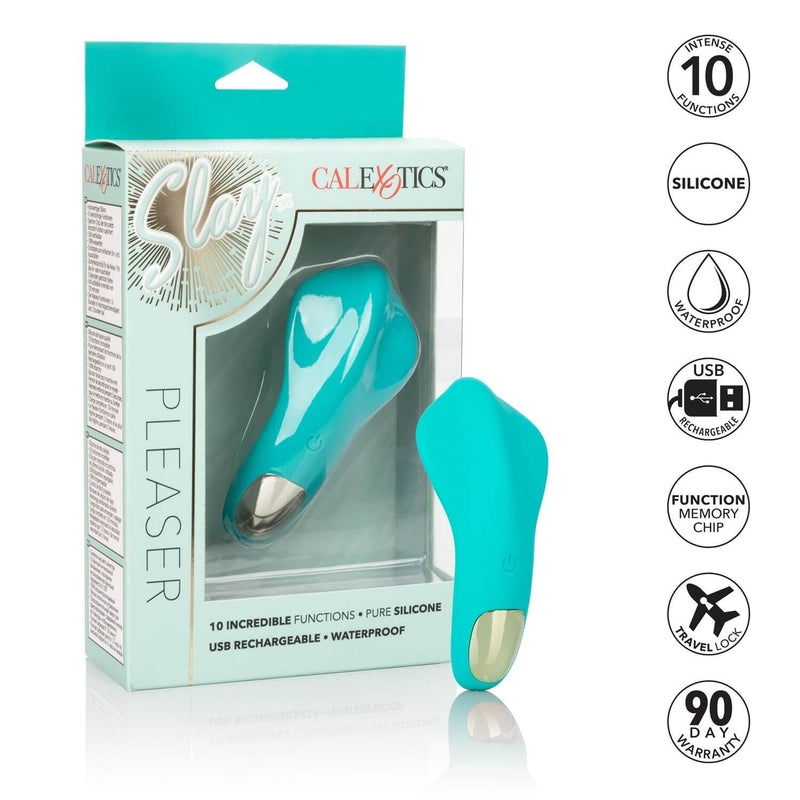 California Exotic Novelties Slay Pleaser Green Vibrator at $29.99