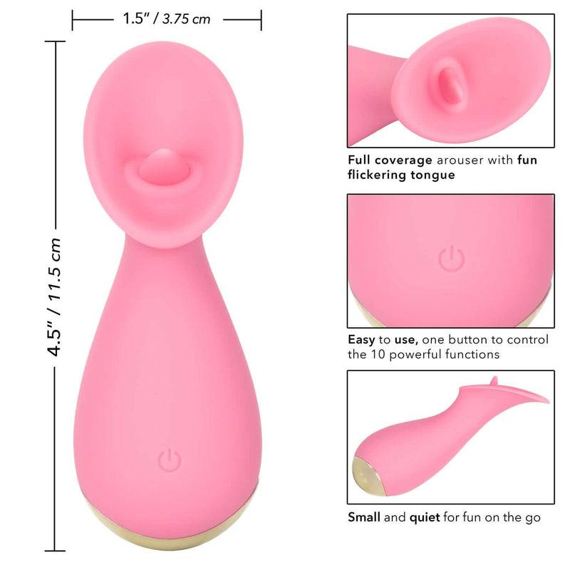 California Exotic Novelties Slay Tickle Me Pink Petite Arouser at $29.99