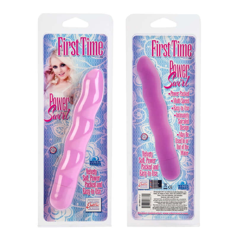 California Exotic Novelties FIRST TIME POWER SWIRL PINK at $10.99