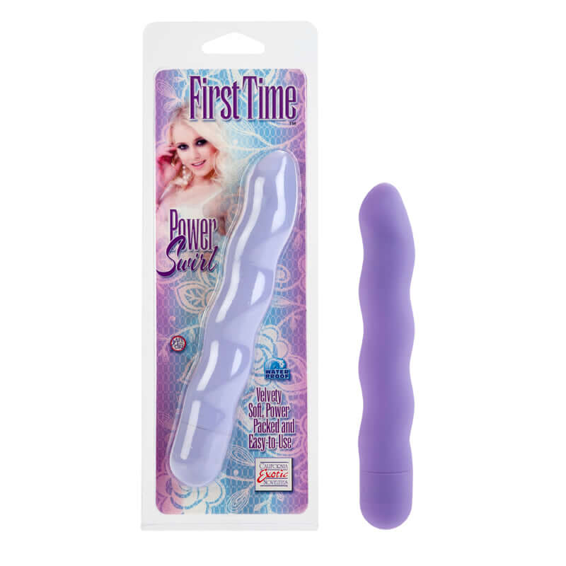 California Exotic Novelties FIRST TIME POWER SWIRL PURPLE at $10.99