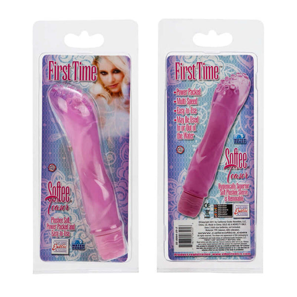 California Exotic Novelties FIRST TIME SOFTEE TEASER PINK at $10.99