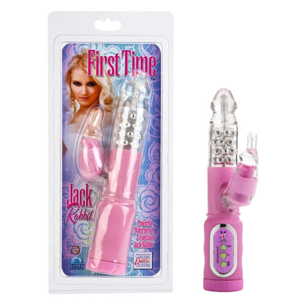 California Exotic Novelties First Time Jack Rabbit Pink at $44.99