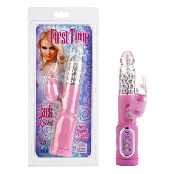 California Exotic Novelties First Time Jack Rabbit Pink at $44.99