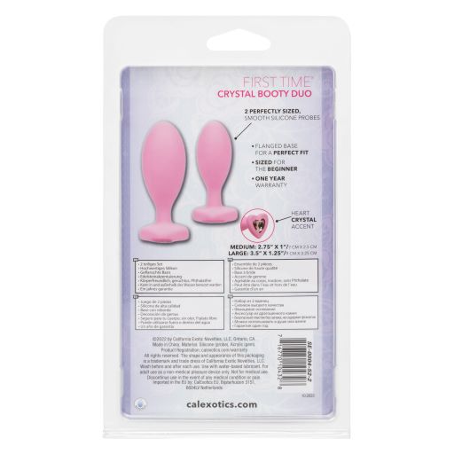 First Time Love Crystal Booty Duo Pink