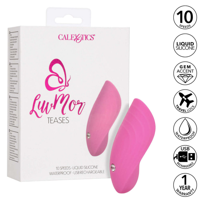 Luvmor Teases Pink Vibrator