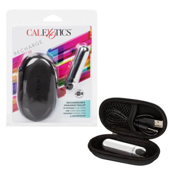 California Exotic Novelties Rechargeable Hideway Bullet Silver at $22.99